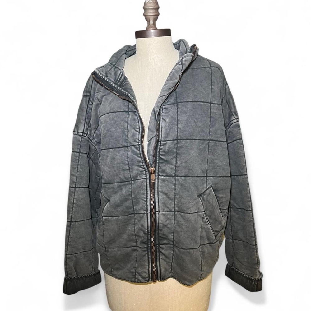 By together Charcoal Puffer Jacket